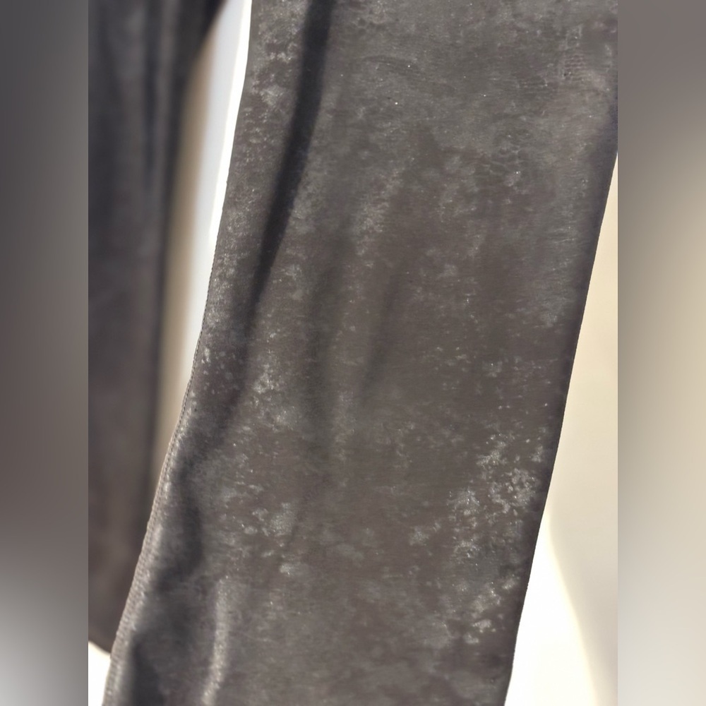 Athleta Elation Misty Lace Tight Womens Leggings Size Small Gray / Black - Picture 3 of 8